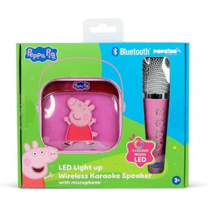 Peppa Pig Mini LED Wireless Karaoke Speaker