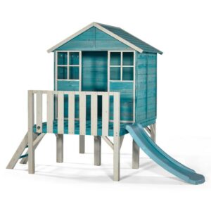 Boat House Teal Wooden Playhouse