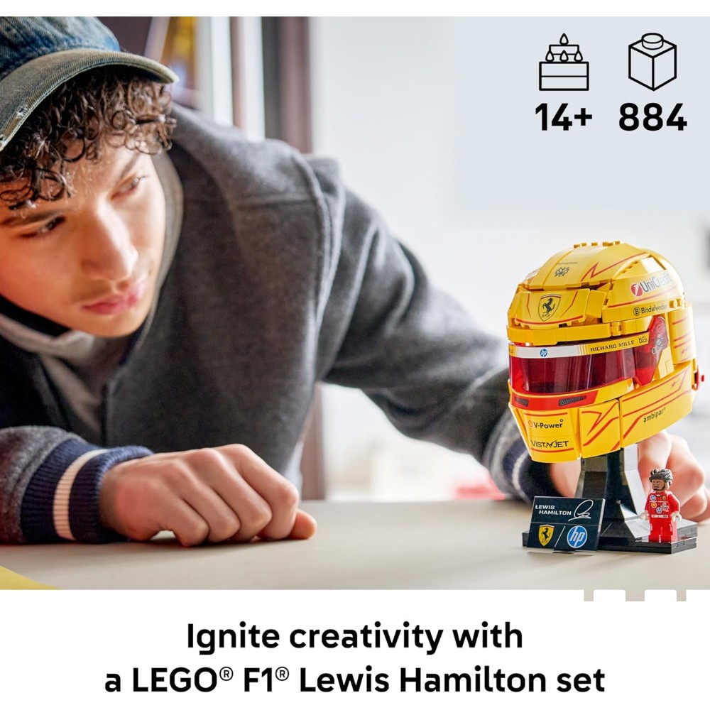 Lego 43022 Editions Scuderia Ferrari HP Lewis Hamilton Helmet - Image 3