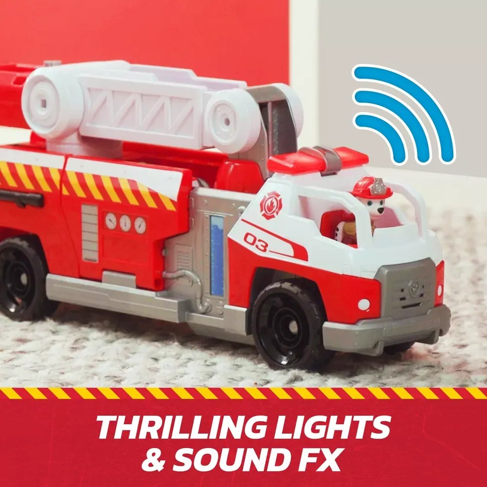 Paw Patrol Fire Rescue Rapid Reload Fire Truck - Image 6