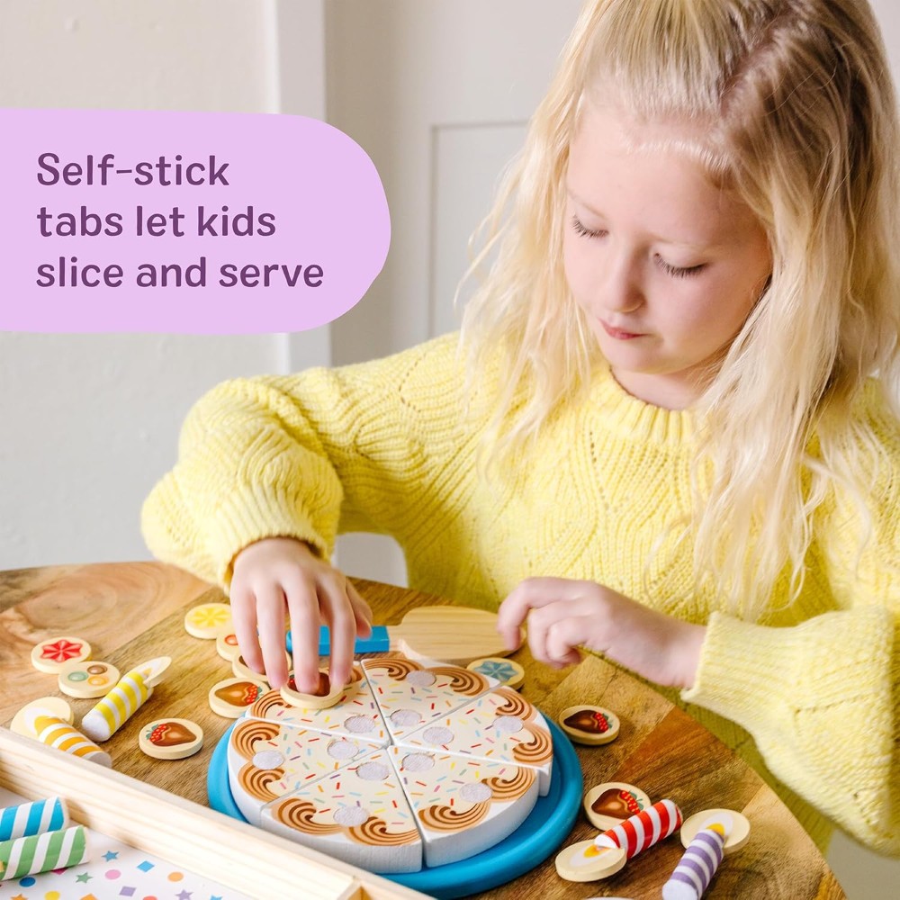 Melissa & Doug Birthday Party Cake Set - Image 6