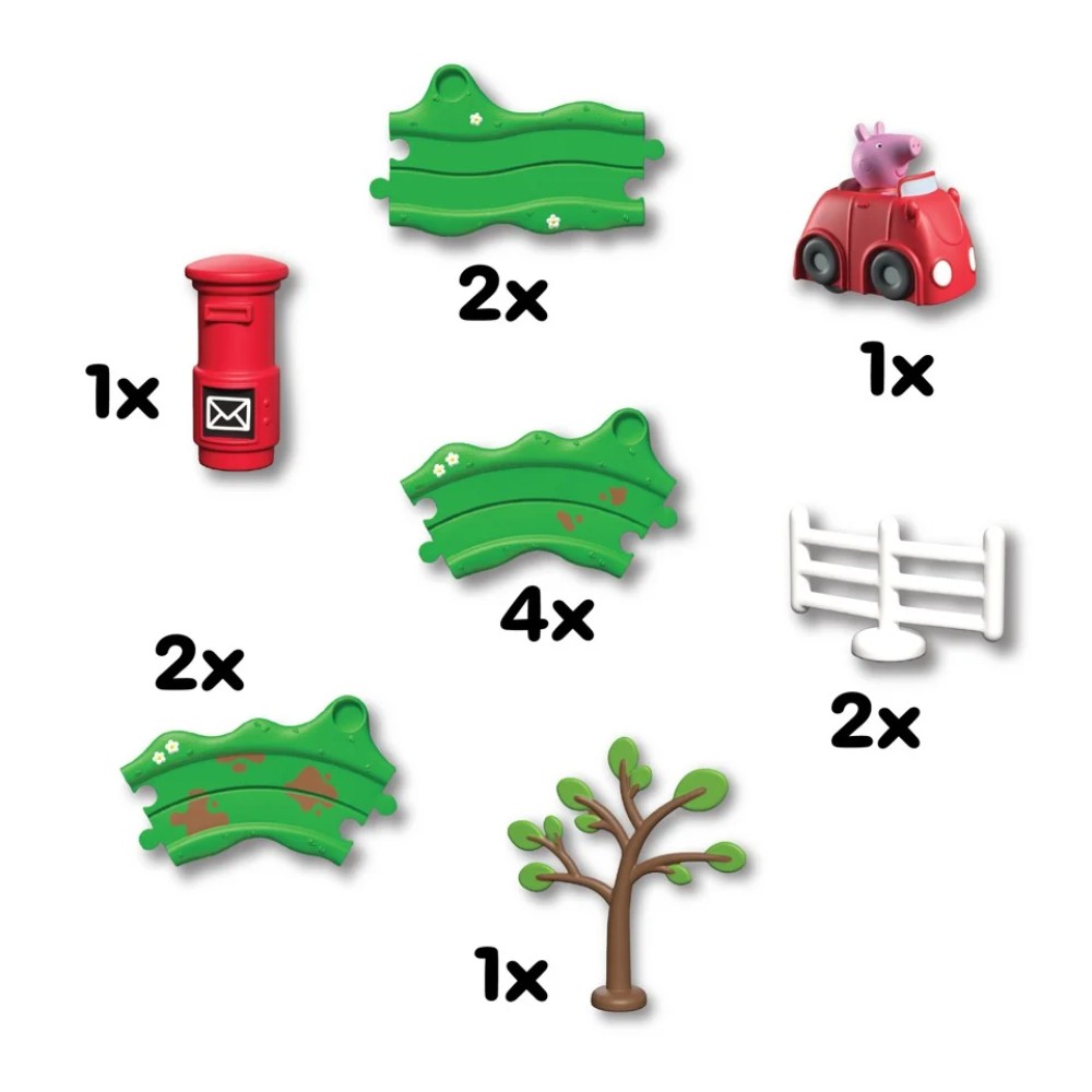 Peppa Pig Whizz Around Red Car - Image 6