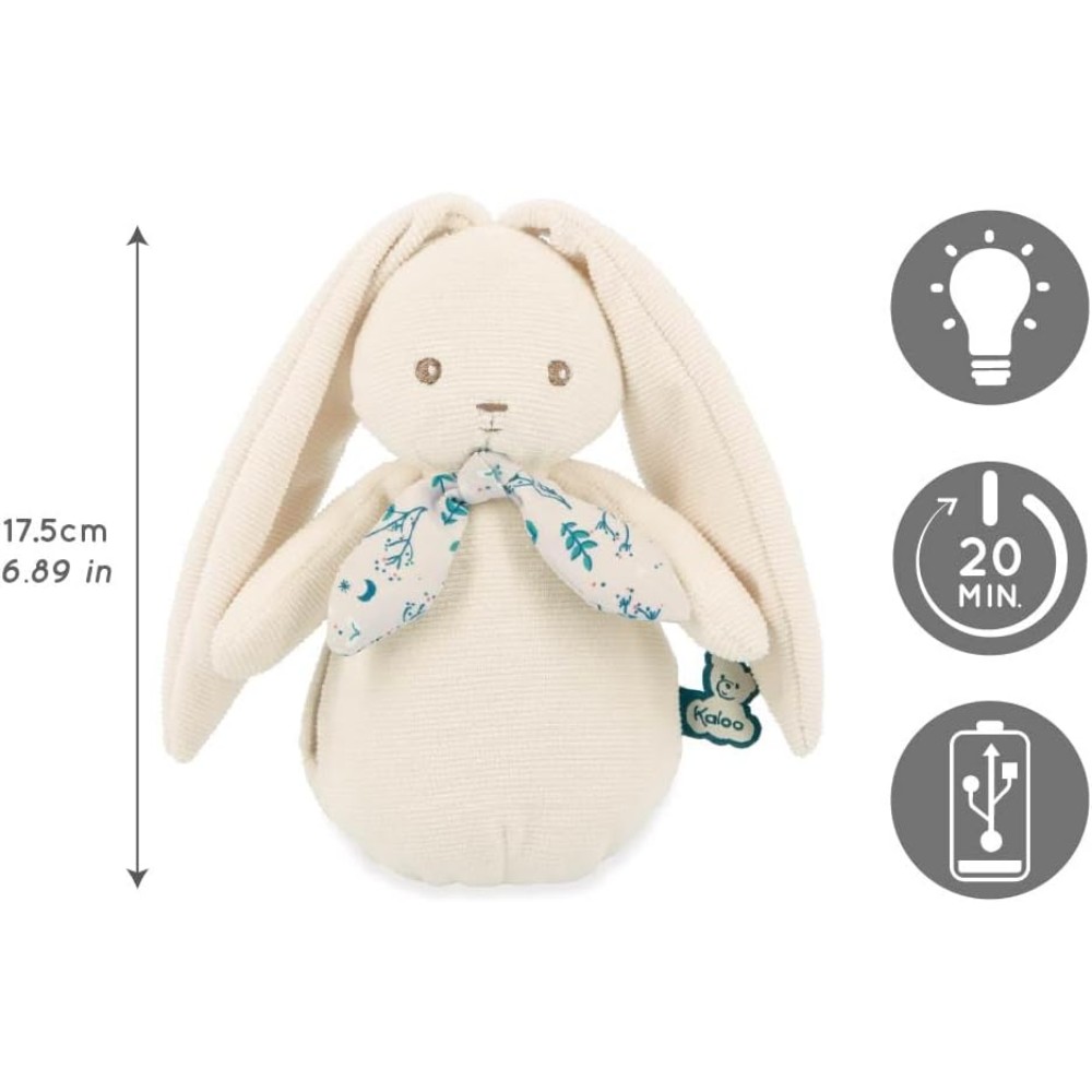 Kaloo - Cream Rabbit Night Light Plush - Image 2