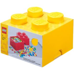 Lego 4003 Yellow Storage Brick With 4 Knobs