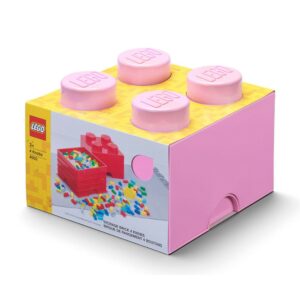 Lego 4003 Light Purple Storage Brick With 4 Knobs