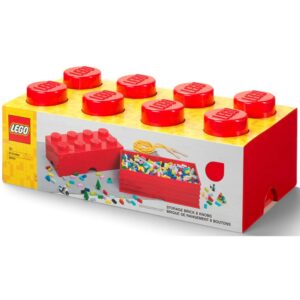 Lego 4004 Red Storage Brick With 8 Knobs