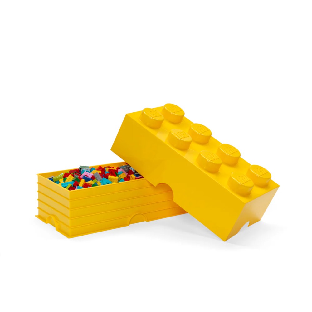 Lego 4004 Yellow Storage Brick With 8 Knobs - Image 2