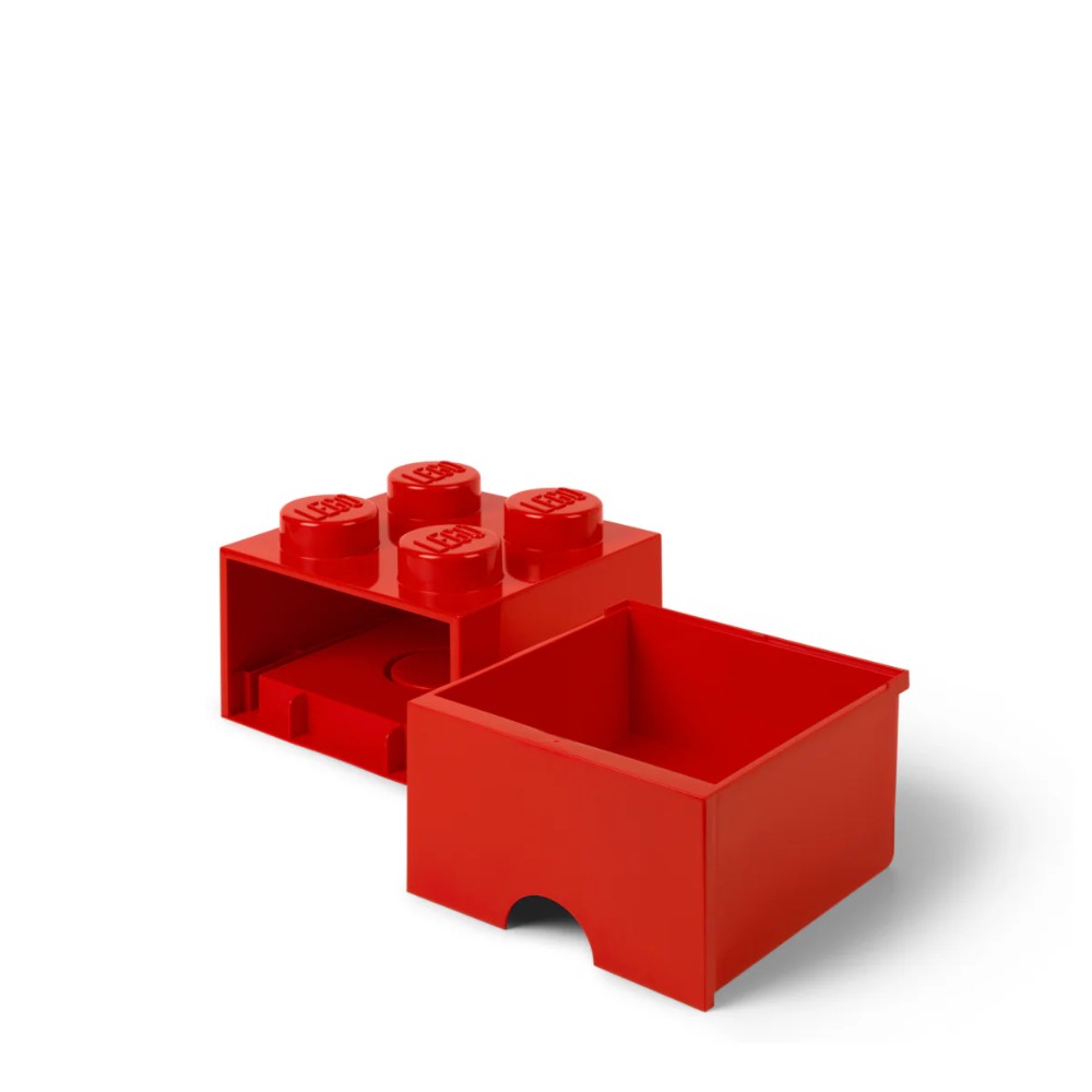 Lego 4005 Red Drawer Brick With 4 Knobs - Image 2