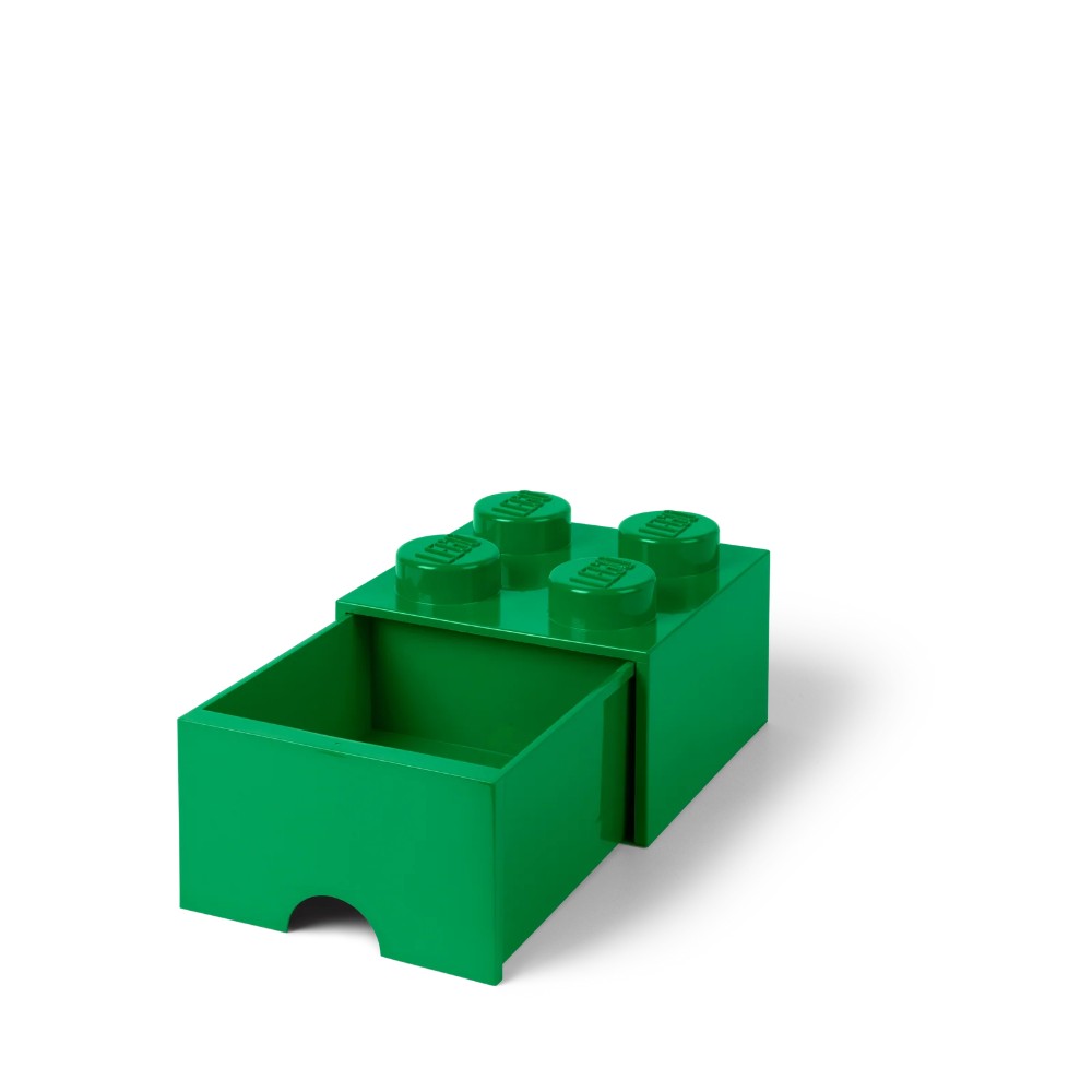 Lego 4005 Green Drawer Brick With 4 Knobs - Image 2