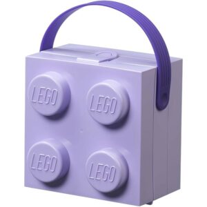 Lego 4024 Lavender Lunch Box With Handle