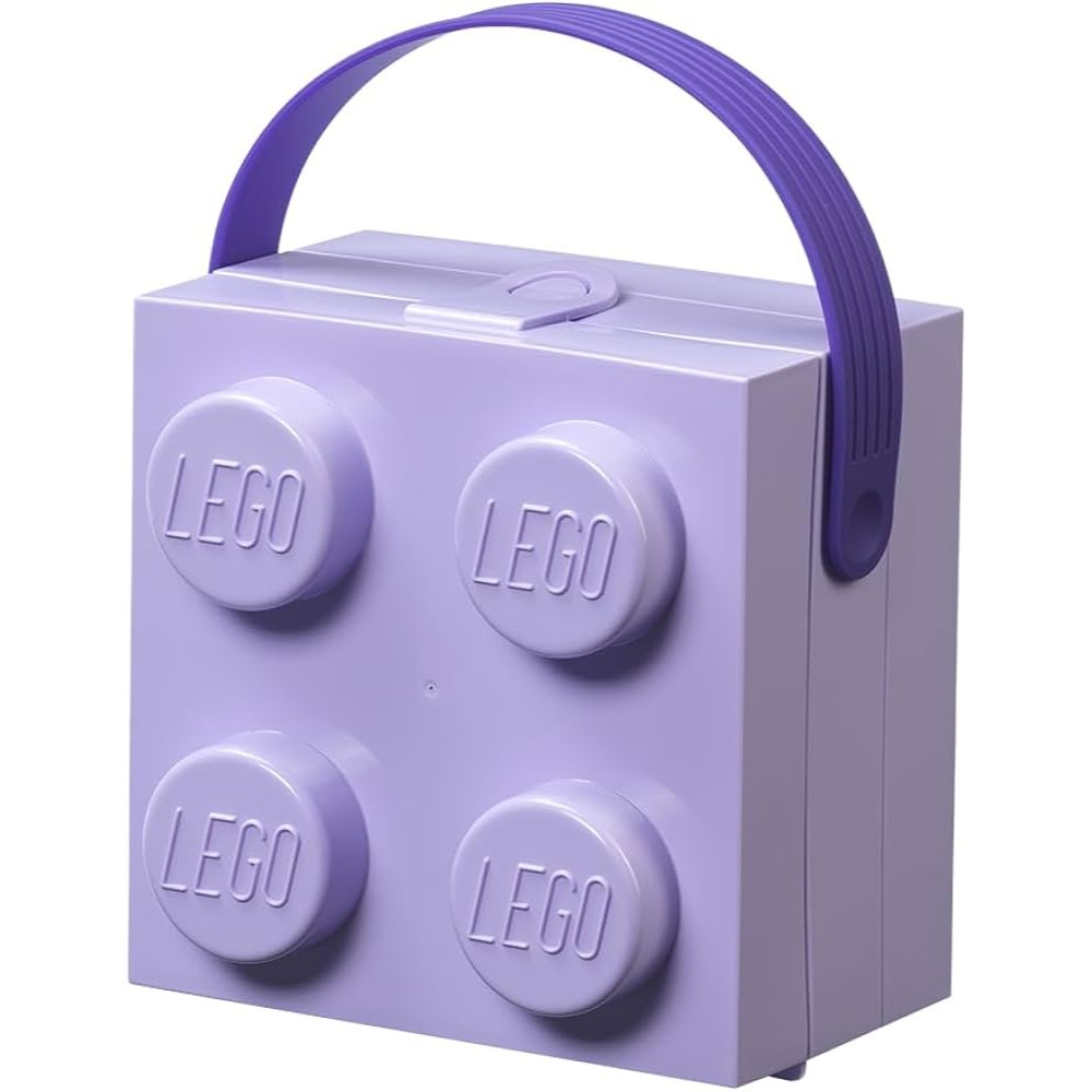 Lego 4024 Lavender Lunch Box With Handle