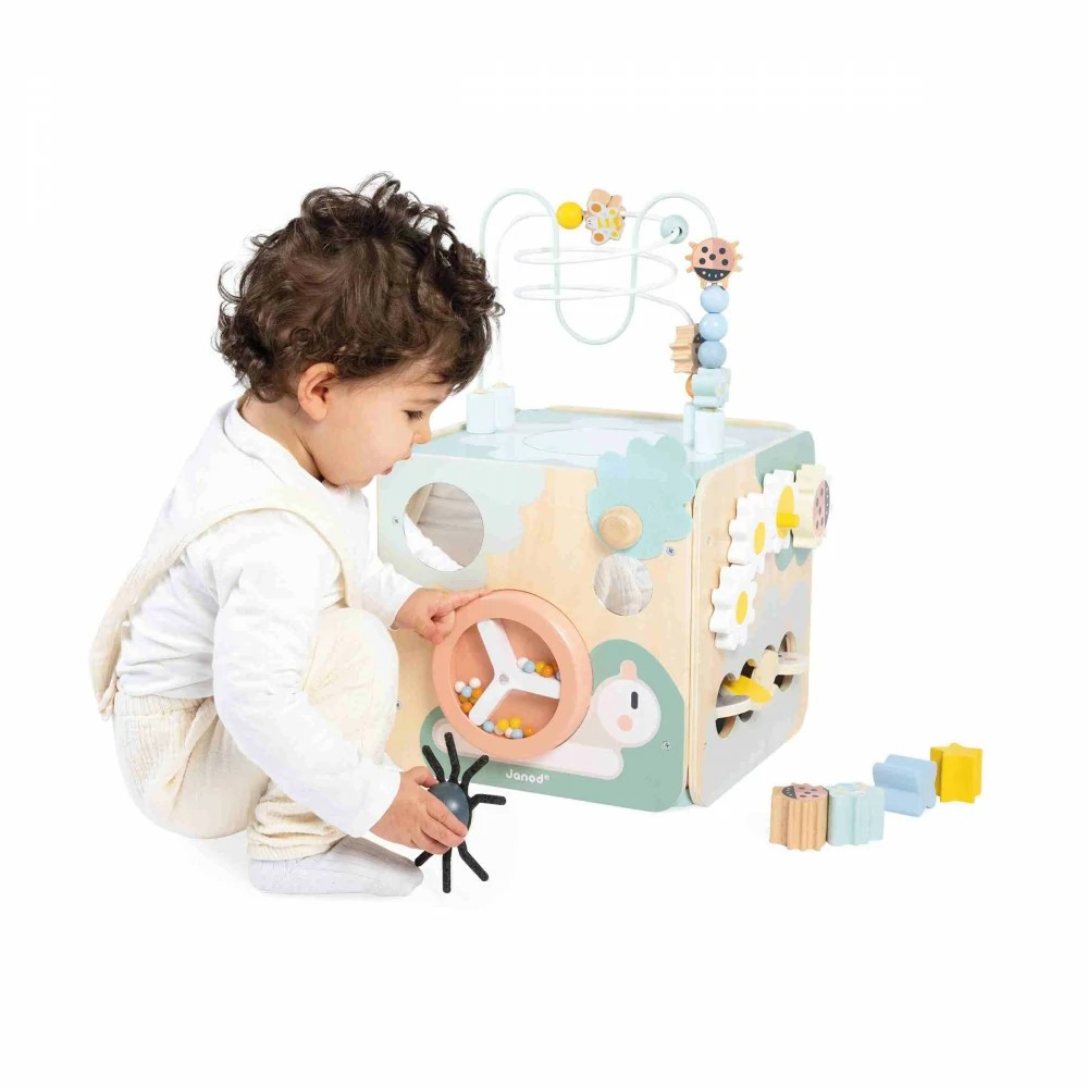 Janod - Sweet Cocoon Multi-Activity Maxi Cube - Image 2