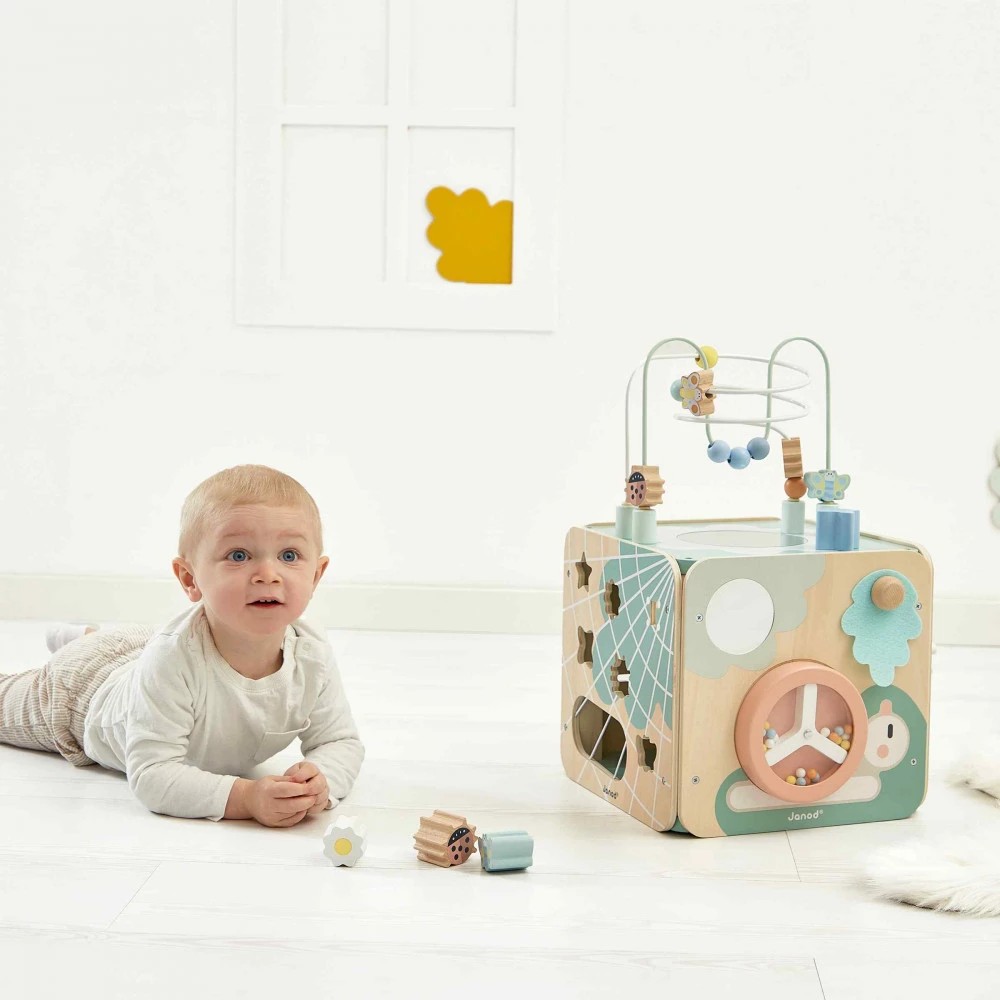 Janod - Sweet Cocoon Multi-Activity Maxi Cube - Image 8