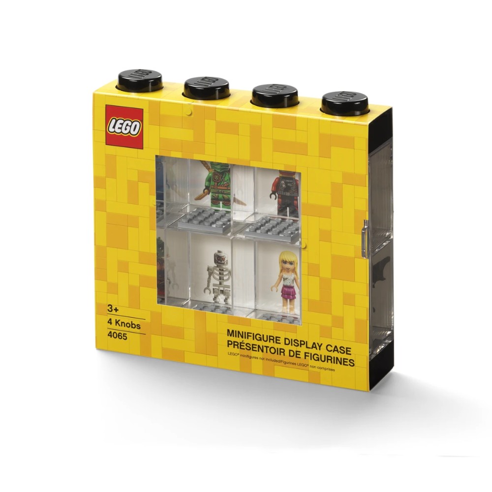 Lego 4065 Minifigure Black 8 Display Case