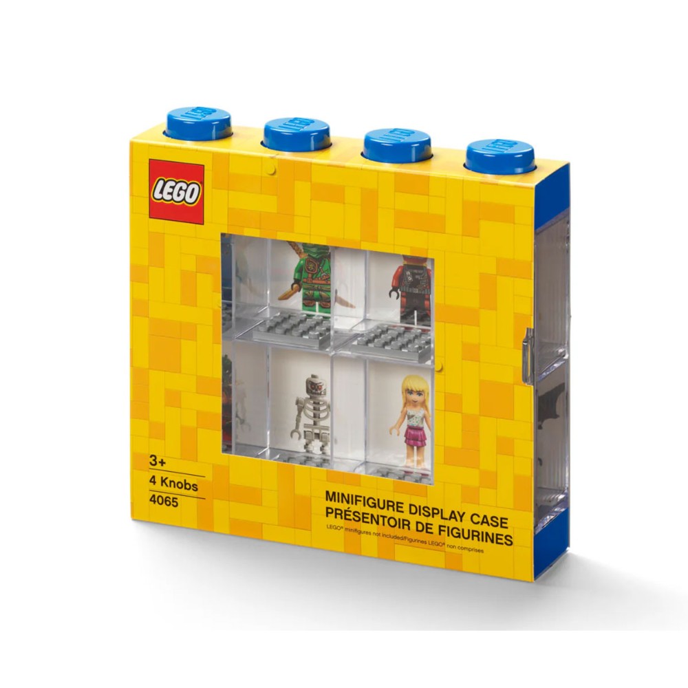 Lego 4065 Minifigure Blue 8 Display Case