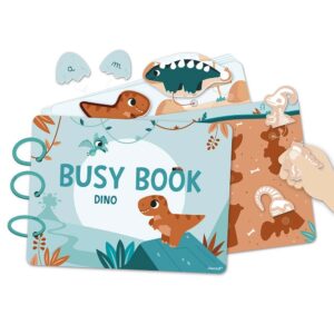 Janod - Cardboard Dino Busy-book