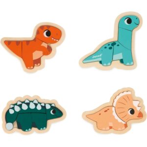 Janod - 4 Evolutive Dino Puzzles