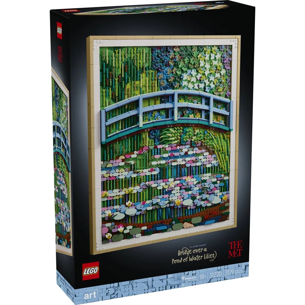 Lego 31220 Art Claude Monet – Bridge over a Pond of Water Lilies