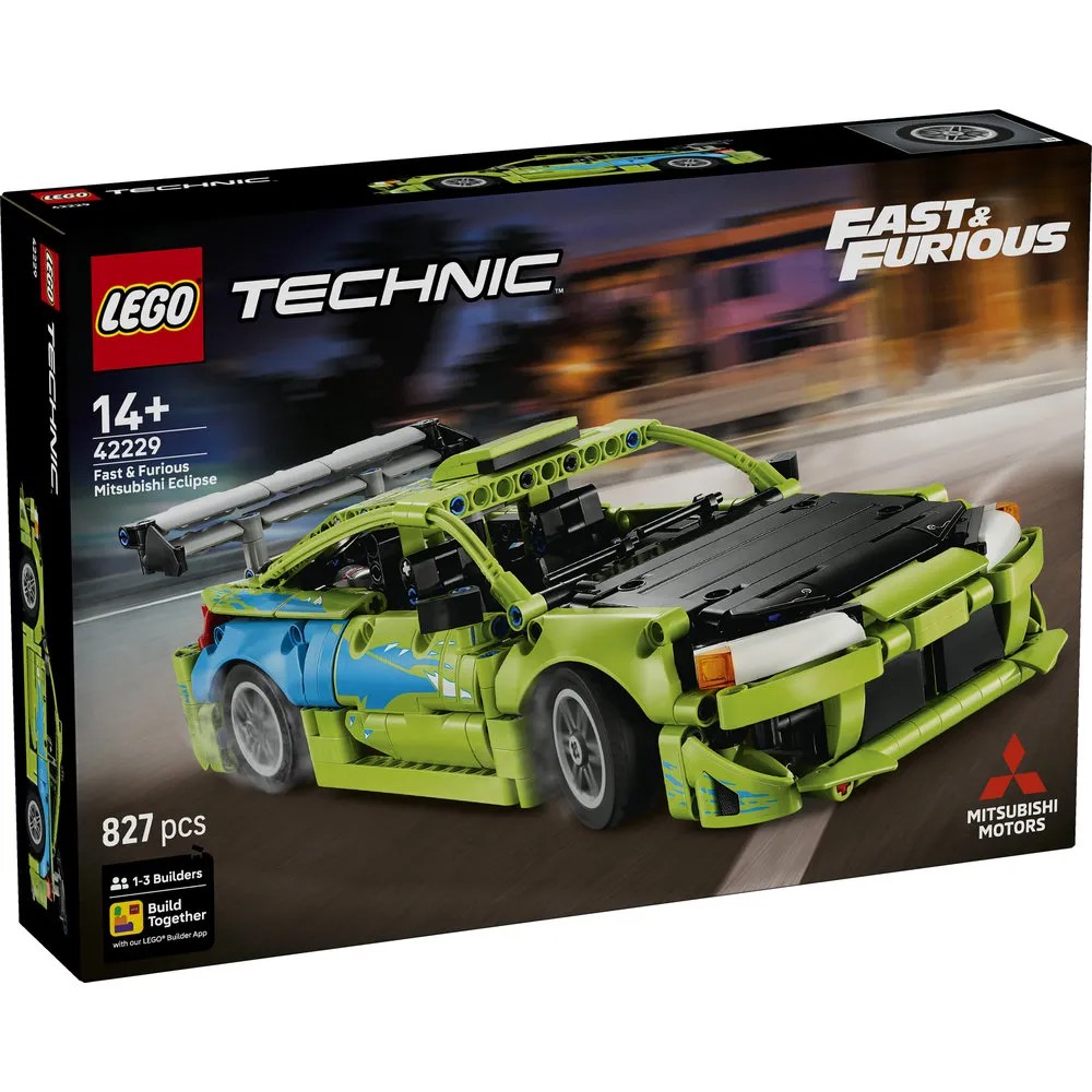 Lego 42229 Technic Fast and Furious Mitsubishi Eclipse Car
