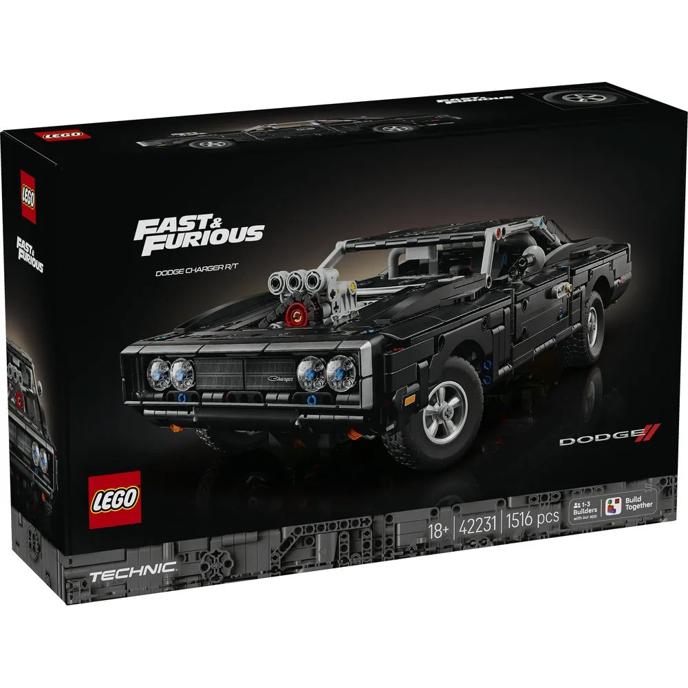 Lego 42231 Technic Fast and Furious Dodge Charger R/T Car