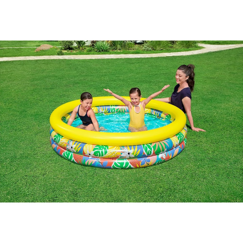Bestway 51203 Floral Inflatable Kids Pool - Image 2
