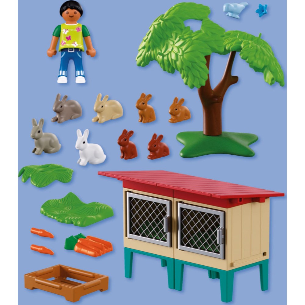 Playmobil 72170 Country Rabbit Hutch - Image 2