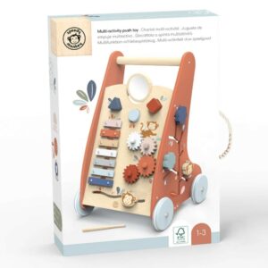 Speedy Monkey - Multi-Activity Wooden Baby Walker 9-in-1