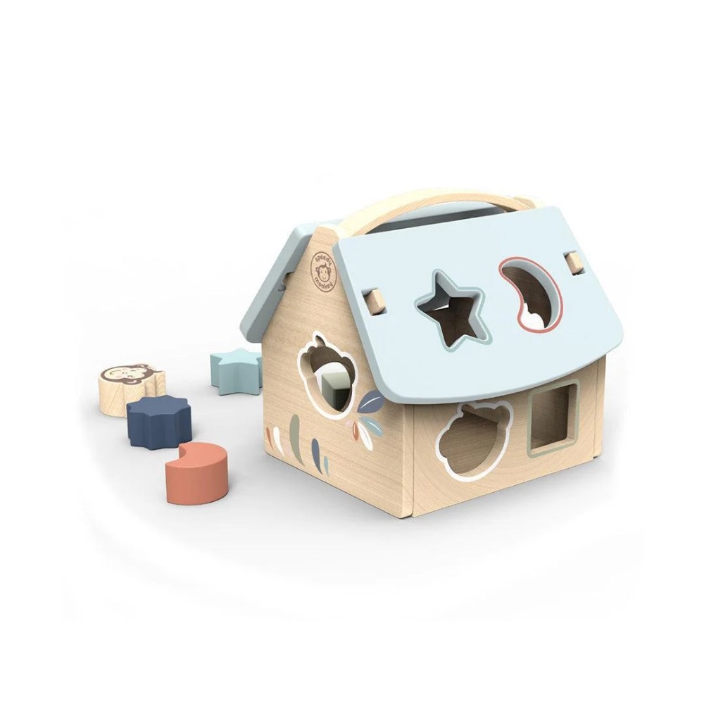 Speedy Monkey - Montessori House Shape Sorter - Image 2