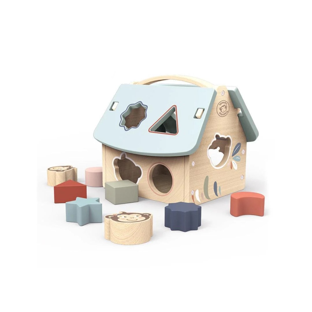 Speedy Monkey - Montessori House Shape Sorter - Image 3