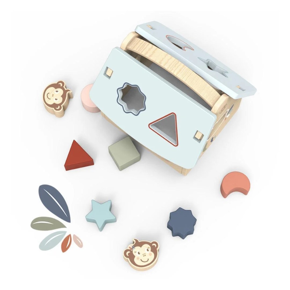 Speedy Monkey - Montessori House Shape Sorter - Image 4