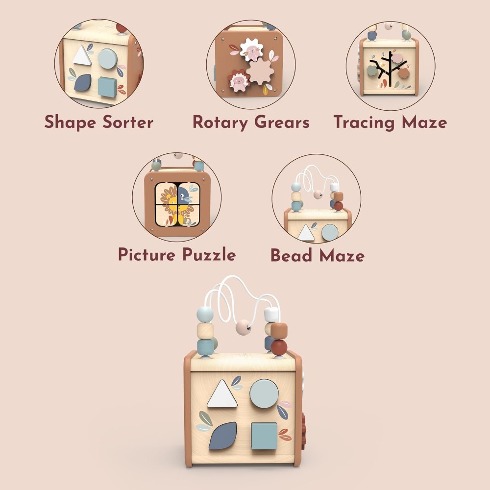 Speedy Monkey - 5-in-1 Activity Cube - Image 4