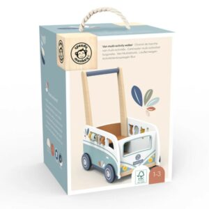 Speedy Monkey - Wooden Van Multi-Activity Walker