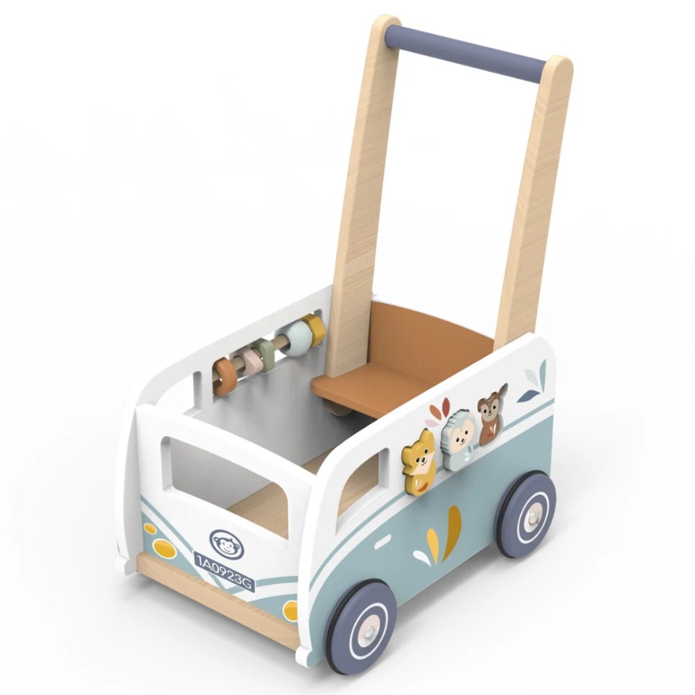 Speedy Monkey - Wooden Van Multi-Activity Walker - Image 2