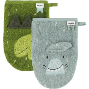 Trixie Washcloths 2-Pack Mr Shark/Mr Dino