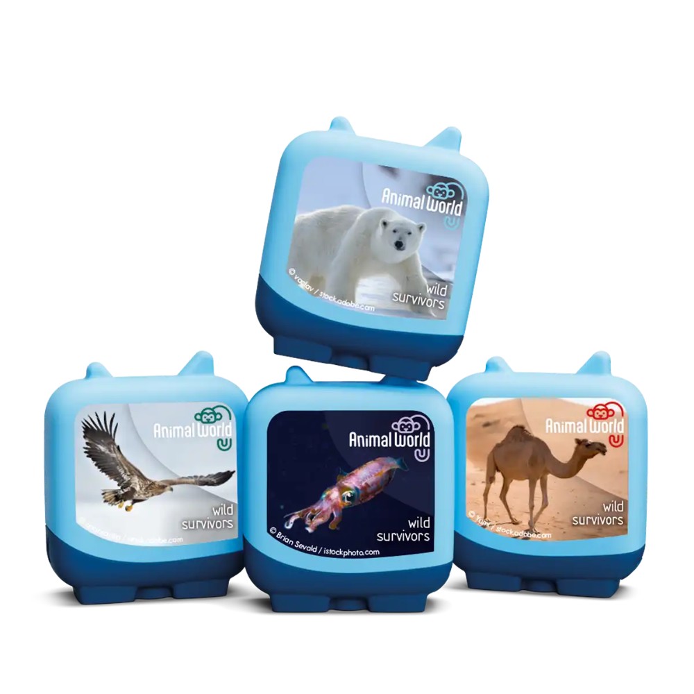 Tonies - Animal World Wild Survivors Pocket Tonies - 4 Pack