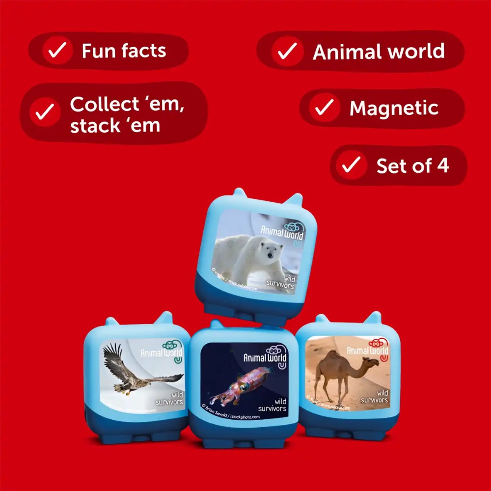 Tonies - Animal World Wild Survivors Pocket Tonies - 4 Pack - Image 2