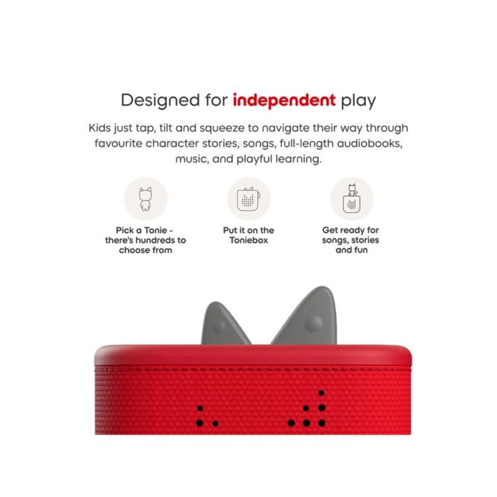 Tonies - Sunset Red Toniebox 2 Screen-Free Audio Player - Image 4