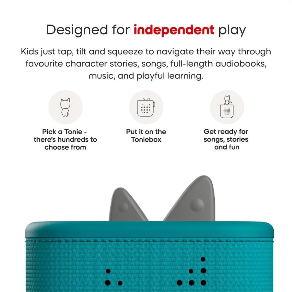 Tonies - Tropical Teal Toniebox 2 Screen-Free Audio Player - Image 6