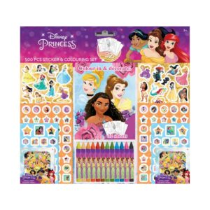 Disney Princess 500pcs Coloring & Sticker Set