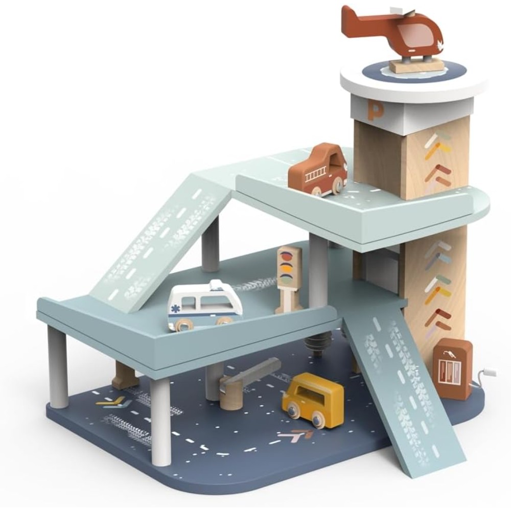 Speedy Monkey - Wooden Garage Set - Image 3