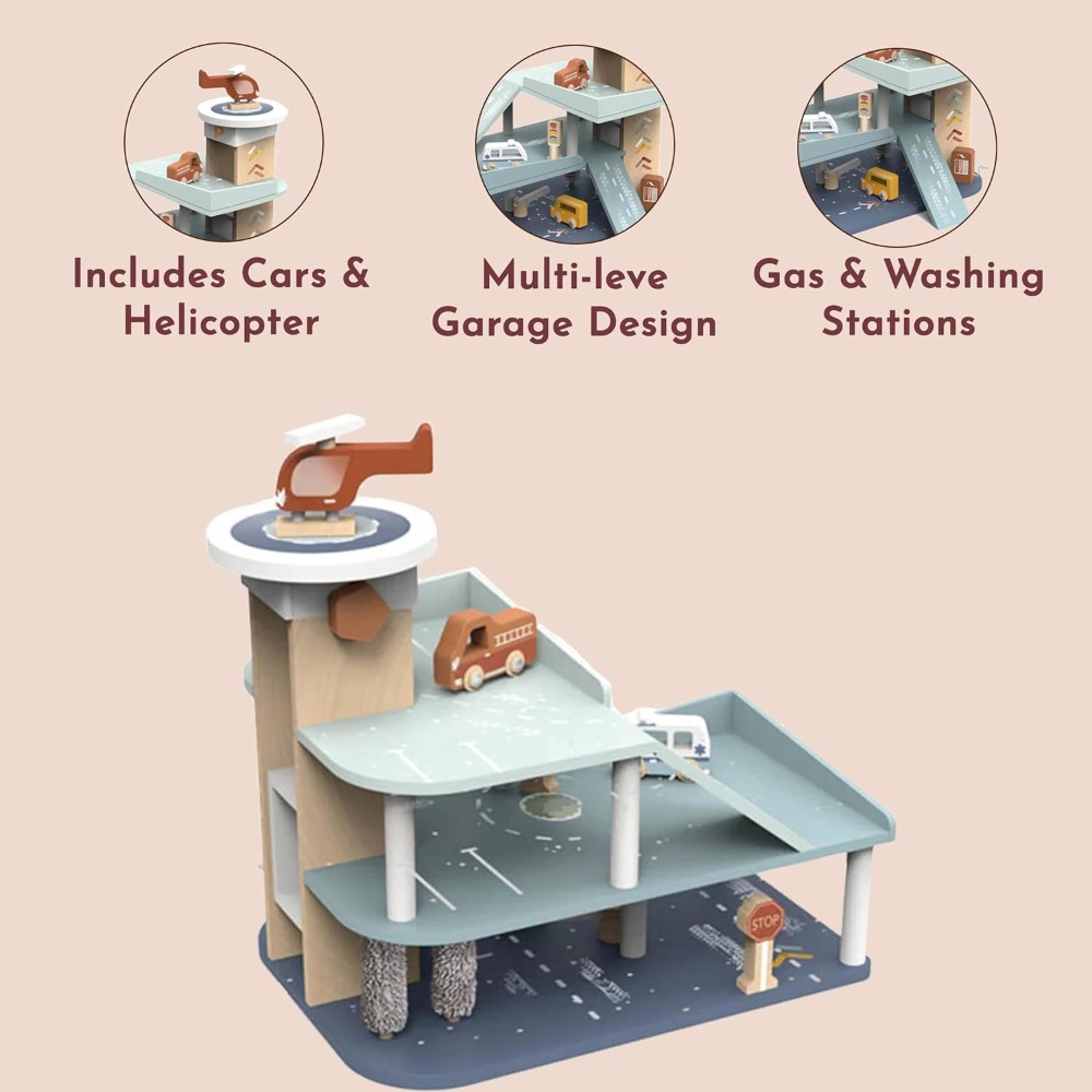 Speedy Monkey - Wooden Garage Set - Image 5