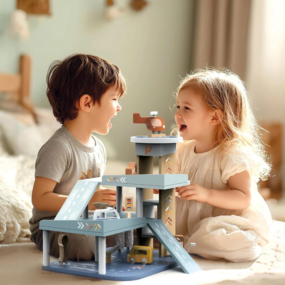 Speedy Monkey - Wooden Garage Set - Image 7