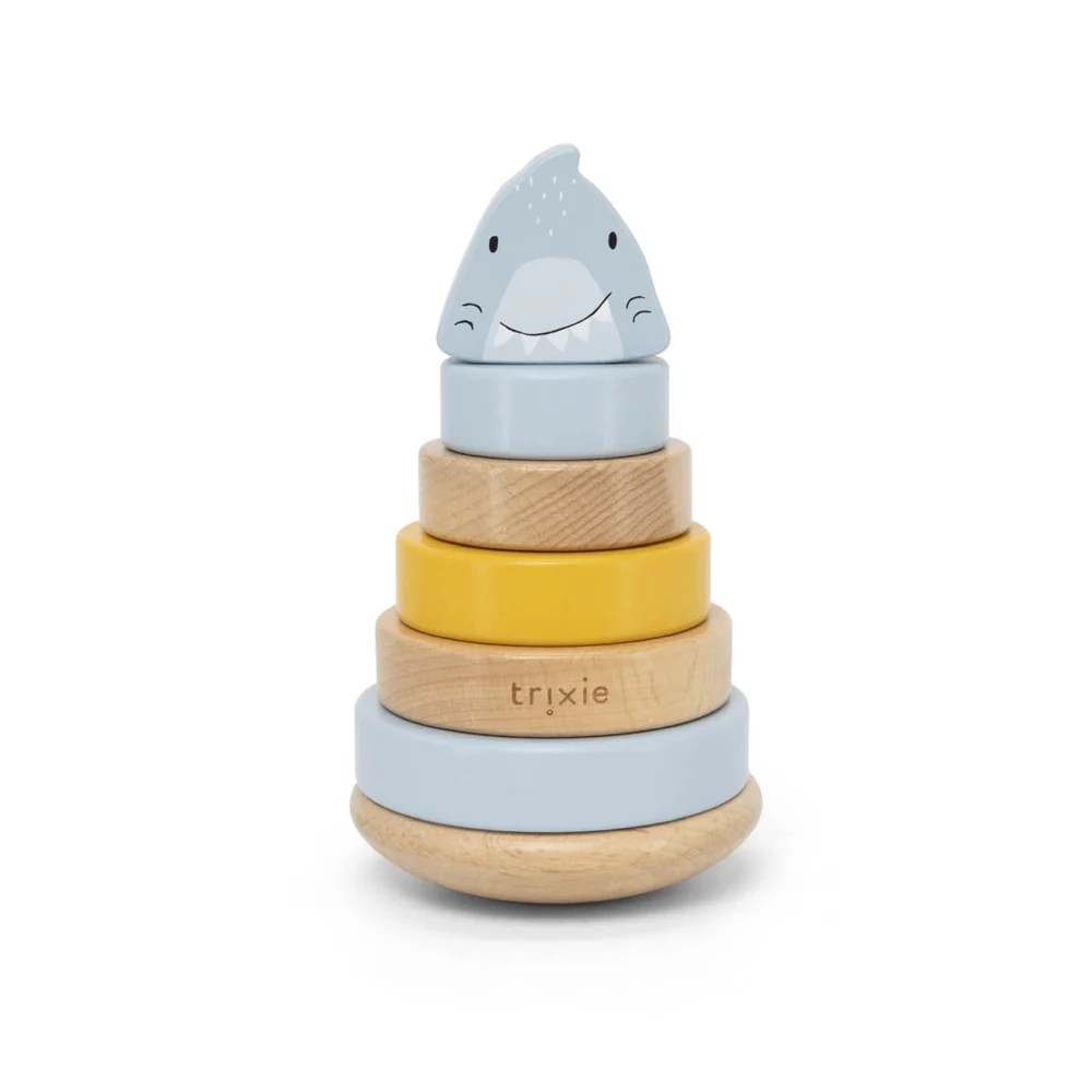 Trixie Mr Shark Wooden Stacking Tower