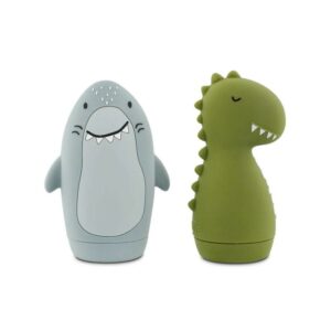 Trixie Bath Toy Squeezy Animals - Mr Shark & Mr Dino