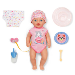 Baby Born Baby Doll Lena Pink with Pink Outfit and Accessories