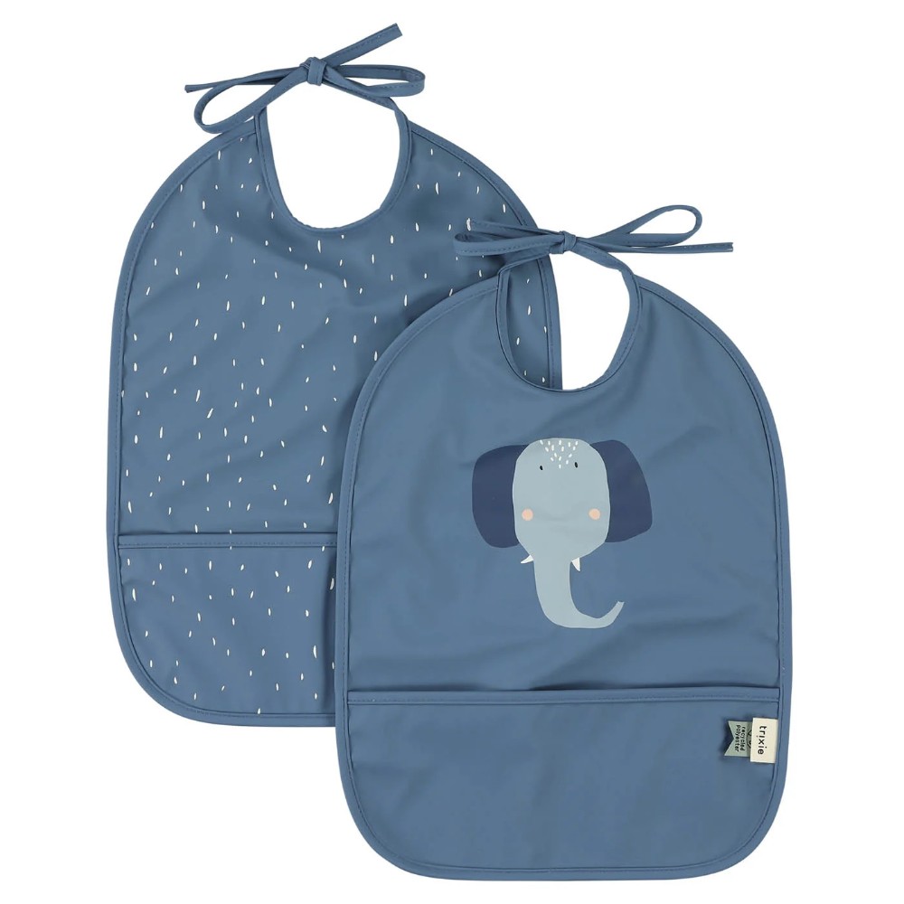 Trixie Ms Elephant Waterproof Bib 2pcs