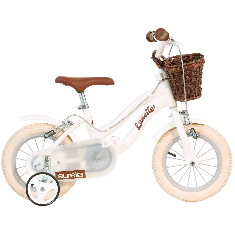 Retro White Classic Vintage 12" Bicycle