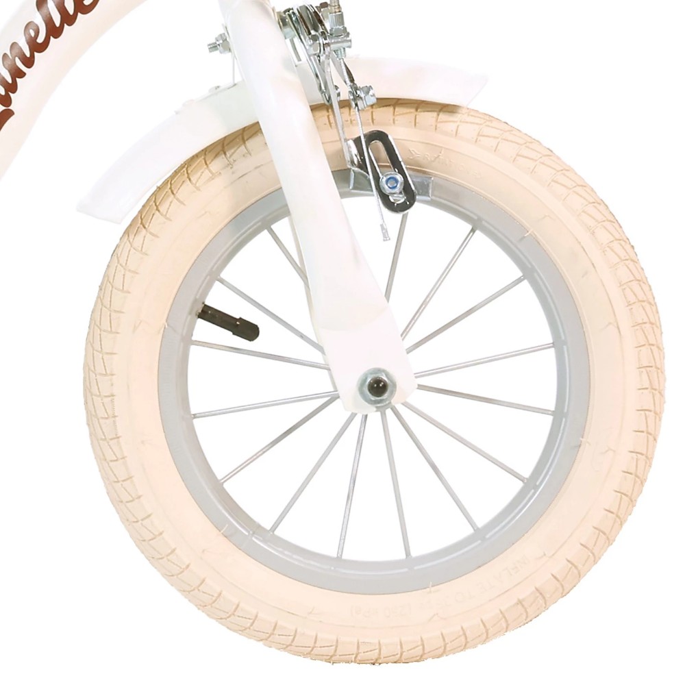 Retro White Classic Vintage 12" Bicycle - Image 4