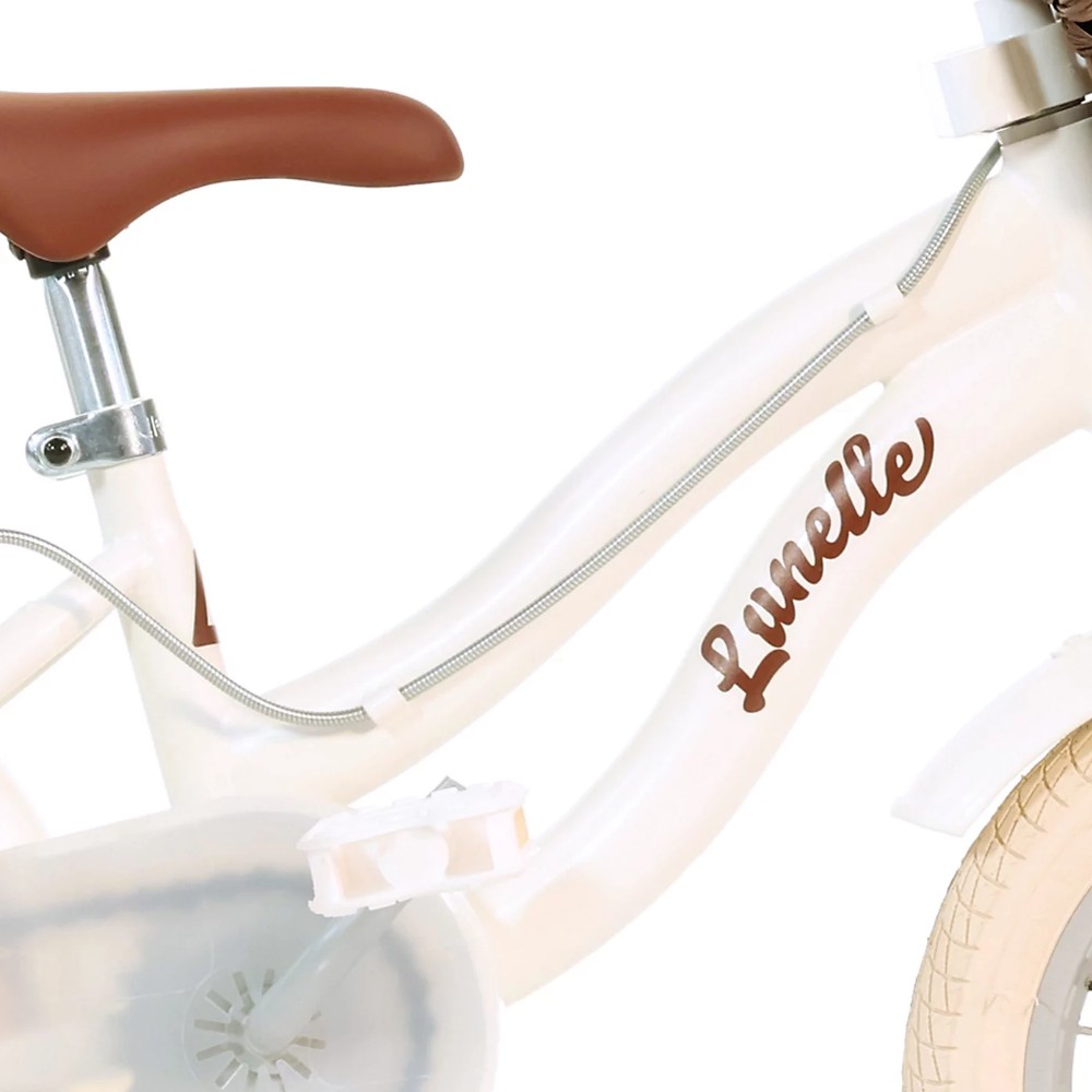 Retro White Classic Vintage 12" Bicycle - Image 5