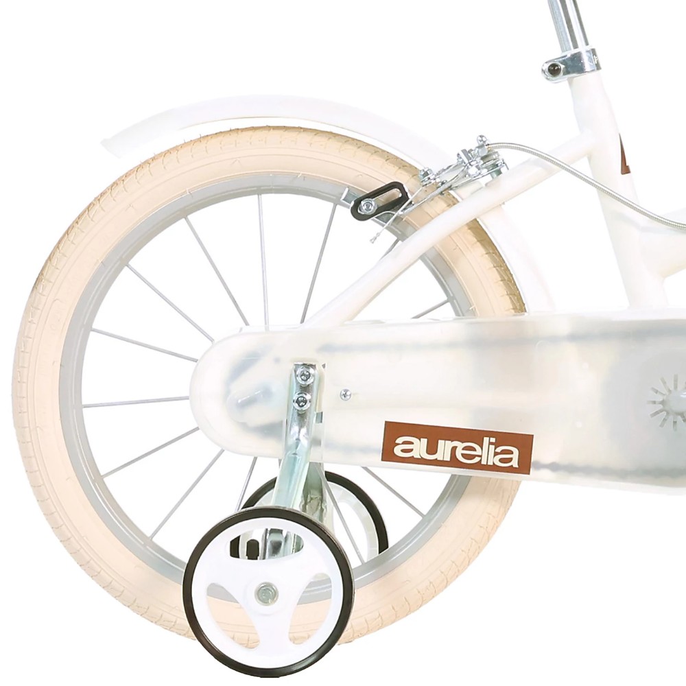 Retro White Classic Vintage 16" Bicycle - Image 2